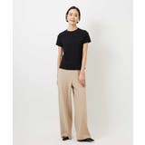 [遮熱効果素材]クリーンシルエットTシャツ | MICHEL KLEIN | 詳細画像3 