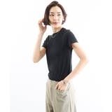 [遮熱効果素材]クリーンシルエットTシャツ | MICHEL KLEIN | 詳細画像9 