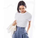 ホワイト | [遮熱効果素材]クリーンシルエットTシャツ | MICHEL KLEIN
