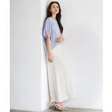[新色追加/接触冷感]サッカードルマンスリーブカットソー | MICHEL KLEIN | 詳細画像22 