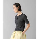 [アンサンブル対応]リングドットヘンリーネックTシャツ | MICHEL KLEIN | 詳細画像10 