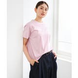 ピンク | ミニマルロゴTシャツ | MICHEL KLEIN