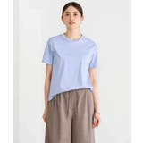 ライトブルー | ミニマルロゴTシャツ | MICHEL KLEIN