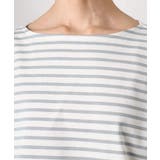 タックデザイン バスクボーダーTシャツ | MICHEL KLEIN | 詳細画像17 