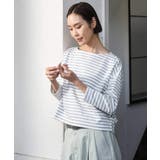 タックデザイン バスクボーダーTシャツ | MICHEL KLEIN | 詳細画像2 