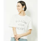 リバースサイドプリントロゴTシャツ | MICHEL KLEIN | 詳細画像2