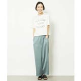 リバースサイドプリントロゴTシャツ | MICHEL KLEIN | 詳細画像3