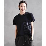 ブラック | [WEB限定カラー]ラメロゴTシャツ | MICHEL KLEIN