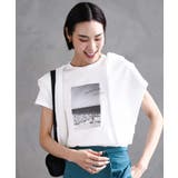 ホワイト | フォトプリントTシャツ | MICHEL KLEIN