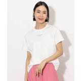 ホワイト | ワンポイントロゴTシャツ | MICHEL KLEIN