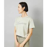 メタリックチェーンテープ刺繍ロゴTシャツ | MICHEL KLEIN | 詳細画像6