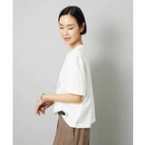 透明箔プリントボーダーTシャツ | MICHEL KLEIN | 詳細画像2 