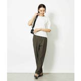 イニシャル刺繍Tシャツ(無地) | MICHEL KLEIN | 詳細画像7