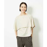 ライトイエロー | ケープスリーブカットソー | MICHEL KLEIN