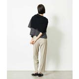 イニシャル刺繍Ｔシャツ(ボーダー柄） | MICHEL KLEIN | 詳細画像12 