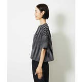 イニシャル刺繍Ｔシャツ(ボーダー柄） | MICHEL KLEIN | 詳細画像14 