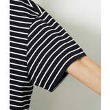 イニシャル刺繍Ｔシャツ(ボーダー柄） | MICHEL KLEIN | 詳細画像17 