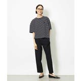 イニシャル刺繍Ｔシャツ(ボーダー柄） | MICHEL KLEIN | 詳細画像3 