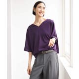 ドルマンVネックトップス | MICHEL KLEIN | 詳細画像12
