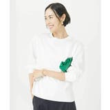 ワンポイント刺繍ロングスリーブカットソー | MICHEL KLEIN | 詳細画像17 