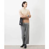 ［定番人気/新色追加］裏起毛ワイドクロップドパンツ(機能素材) | MICHEL KLEIN | 詳細画像37 
