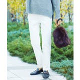 ホワイト | [4サイズ展開]裏起毛ストレッチスリムパンツ（WEB限定カラーあり） | MICHEL KLEIN