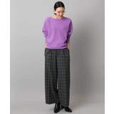 2WAYストレッチチェックワイドパンツ | MICHEL KLEIN | 詳細画像10