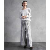 2WAYストレッチチェックワイドパンツ | MICHEL KLEIN | 詳細画像13