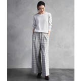 2WAYストレッチチェックワイドパンツ | MICHEL KLEIN | 詳細画像15