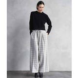 2WAYストレッチチェックワイドパンツ | MICHEL KLEIN | 詳細画像20