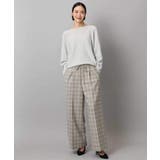 2WAYストレッチチェックワイドパンツ | MICHEL KLEIN | 詳細画像29