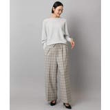 2WAYストレッチチェックワイドパンツ | MICHEL KLEIN | 詳細画像30