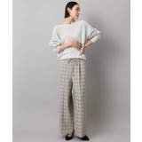 2WAYストレッチチェックワイドパンツ | MICHEL KLEIN | 詳細画像31