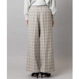 2WAYストレッチチェックワイドパンツ | MICHEL KLEIN | 詳細画像46 