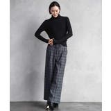 2WAYストレッチチェックワイドパンツ | MICHEL KLEIN | 詳細画像5