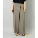 カーキベージュ | ラップバレルパンツ | MICHEL KLEIN