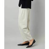 [定番人気]ストレッチ裏起毛ワイドパンツ | MICHEL KLEIN | 詳細画像12 