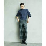 [定番人気]ストレッチ裏起毛ワイドパンツ | MICHEL KLEIN | 詳細画像4 