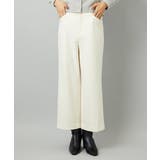 ［定番人気/新色追加］裏起毛ワイドクロップドパンツ(機能素材) | MICHEL KLEIN | 詳細画像1 