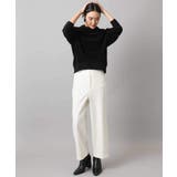 ［定番人気/新色追加］裏起毛ワイドクロップドパンツ(機能素材) | MICHEL KLEIN | 詳細画像12 