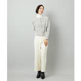 ［定番人気/新色追加］裏起毛ワイドクロップドパンツ(機能素材) | MICHEL KLEIN | 詳細画像17 