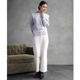 ［定番人気/新色追加］裏起毛ワイドクロップドパンツ(機能素材) | MICHEL KLEIN | 詳細画像22 