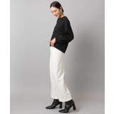 ［定番人気/新色追加］裏起毛ワイドクロップドパンツ(機能素材) | MICHEL KLEIN | 詳細画像44 