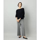 ［定番人気/新色追加］裏起毛ワイドクロップドパンツ(機能素材) | MICHEL KLEIN | 詳細画像47 