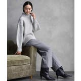 ［定番人気/新色追加］裏起毛ワイドクロップドパンツ(機能素材) | MICHEL KLEIN | 詳細画像48 