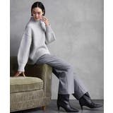 ［定番人気/新色追加］裏起毛ワイドクロップドパンツ(機能素材) | MICHEL KLEIN | 詳細画像49 