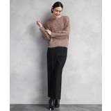 ［定番人気/新色追加］裏起毛ワイドクロップドパンツ(機能素材) | MICHEL KLEIN | 詳細画像56 