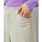 ［定番人気/新色追加］裏起毛ワイドクロップドパンツ(機能素材) | MICHEL KLEIN | 詳細画像80 