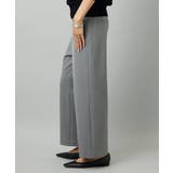 グレー | ［定番人気/新色追加］裏起毛ワイドクロップドパンツ(機能素材) | MICHEL KLEIN