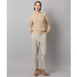 ［定番素材］裏起毛ストレッチテーパードパンツ(機能素材) | MICHEL KLEIN | 詳細画像23 